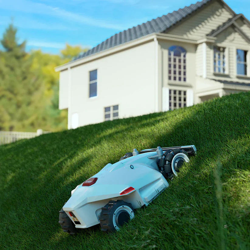 LUBA AWD 3000: Perimeter Wire Free Robot Lawn Mower