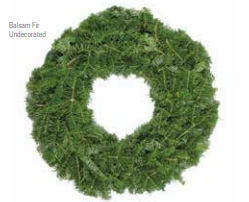 Balsam Fir Wreaths - Undecorated